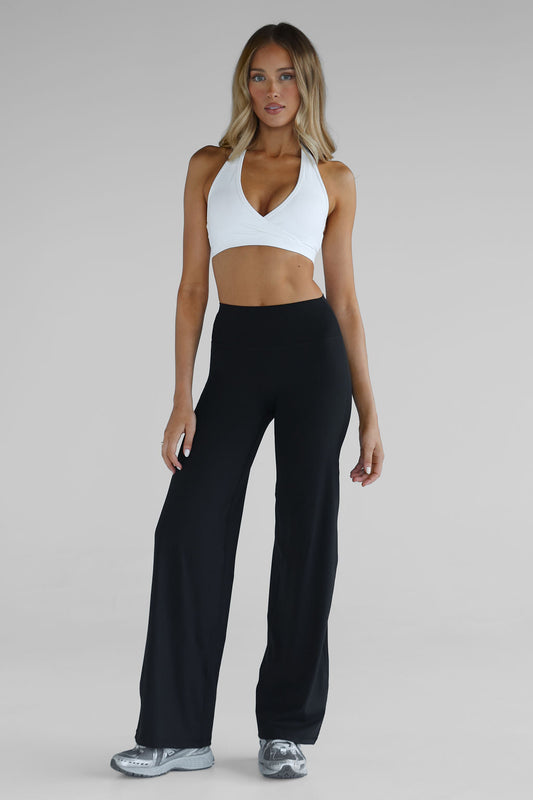 PETITE Sculpt Wide Leg Pants - Black